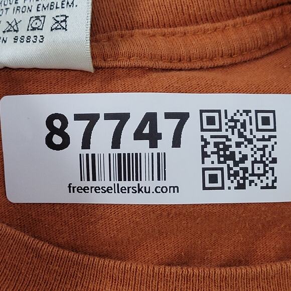 Vintage Funny Caveman Shirt XL 23x27 Geek-Humor Cropped Y2K - Picture 5 of 11